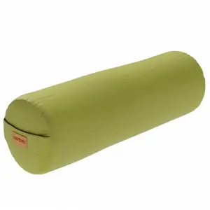 Comparateur de prix : Gorilla Sports Yoga Bolster - Donker groen - 65 x 20 cm - Yoga kussen - Rond
