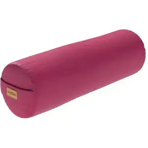 Gorilla Sports Yoga Bolster - Paars - 65 x 20 cm - Yoga kussen - Rond pas cher