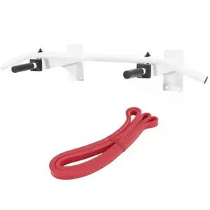 Comparateur de prix : Gorilla Sports Optrekstang met resistance band - Pull up bar met weers...