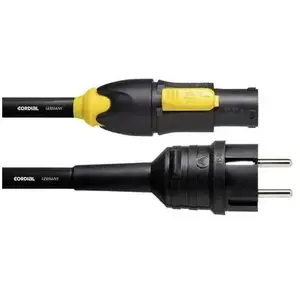Comparateur de prix : Cordial CFCA1.5S-TRUE1 - Câble d'alimentation Powercon-Schuko 1.5 m