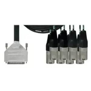 Cordial CFD5DMT - Câble multipaire Sub-D 25 broches-8 XLR mâles 5 m pas cher