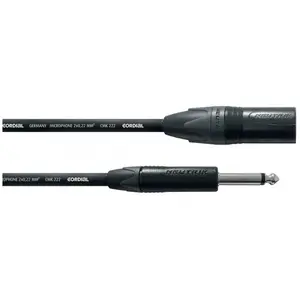 CORDIAL Câble audio XLR femelle/jack mono 2,5 m