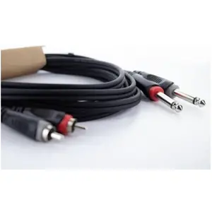 Cordial Câble audio double jack mono - RCA 3 m pas cher