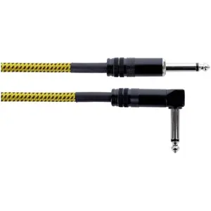 Cordial EI 3 PR-TWEED-YE Instrumentkabel 3 m - Instrumentenkabel pas cher
