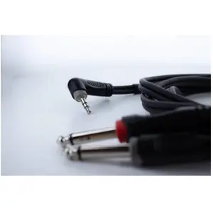 Cordial Câble Y bretelle mini-jack stéréo coudé / 2 jacks mono 3 m pas cher