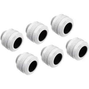 Alphacool Raccord HardTube PRO 13mm G1/4, 6-Pack, Raccord, Blanc pas cher