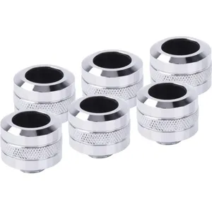 Alphacool Lot De 6 Raccords à Compression Pour Tube ø16mm Alphacool Eiszapfen P