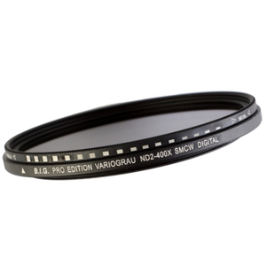 Comparateur de prix : B.I.G. PRO Ed.Vario Gris ND2-400x SMCW Digital 82 mm