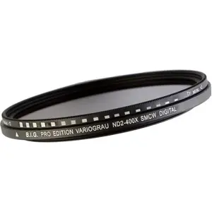 Comparateur de prix : B.I.G. PRO Ed.Vario Gris ND2-400x SMCW Digital 55 mm