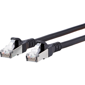 BTR NETCOM - Cat6A netwerkkabel - Zwart - 0,5 meter pas cher