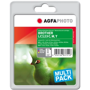 AgfaPhoto Multi pack - pack de 3 - jaune, cyan, magenta - remanufactur...Vendu parfnac-be