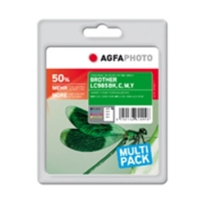 Agfaphoto Compatible Avec Brother Lc-985-bk C M Y (lc985valbpdr) Agfa ...Vendu parfnac-be