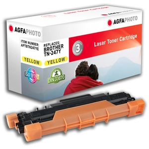 Compatible Avec Brother Tn-247y Agfa Photo Aptbtn247ye Toner Jaune