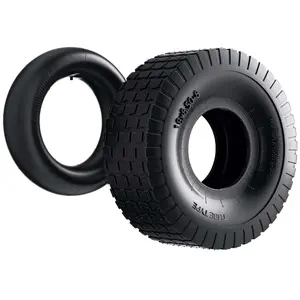 WILTEC Pneu pour tracteur à pelouse 18x8.50-8 4pr avec chambre à air et valve coudée tondeuse à gazon - 51169Vendu parcdiscount