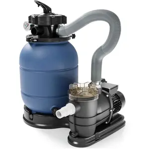 WILTEC Externe Zwembad Zandfilter met zwembadpomp; 6.000 l/h, Waterfiltratie, Zwembad tot 20m3 pas cher
