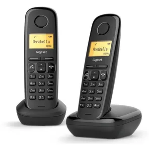 Gigaset A270 Duo - Téléphone sans fil avec ID d'appelant - DECTGAP - noir + combiné supplémentaire pas cher