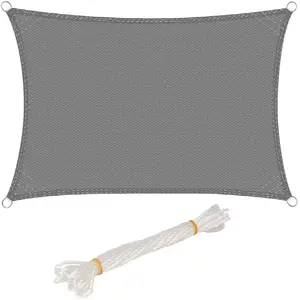 WOLTU Voile d’ombrage rectangulaire en polyesterprotection contre le s... pas cher