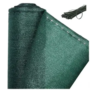WOLTU Brise vue renfoncé pour balcon, Protection contre le vent, le soleil, la poussière, 1.5 x 15m, Vert Foncé pas cher