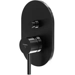 STEINBERG 100 - MITIGEUR ENCASTRÉ POUR 2 APPAREILS, NOIR MAT 100 2103 pas cher