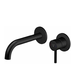 Steinberg 100 Mitigeur de lavabo encastré installation 2 trous noir ma... pas cher
