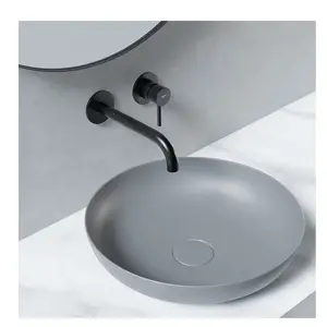 Steinberg 100 Mitigeur de lavabo encastré, installation 2 trous, noir mat 100 1824 3 S pas cher