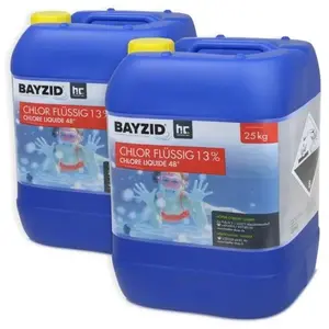 Chlore liquide 48° 2 x 25 kg (40 L) pas cher