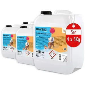 4x 5 kg pH moins liquide 14,9% Bayzid® en bidon de 5 KG pas cher
