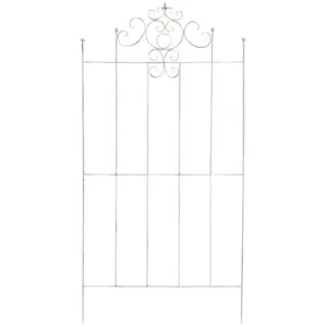 CLP Treillis massif PAULA pour plantes grimpantes, en fer, Taille: 170 x 85 cm, Tuteur treillis mural, Diamètre de la tige: 1,5 c...