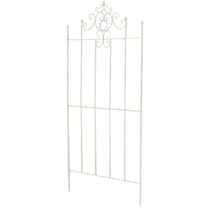 CLP Treillis massif PAULA pour plantes grimpantes, en fer, Taille: 170 x 85 cm, Tuteur treillis mural, Diamètre de la tige: 1,5 c... pas cher