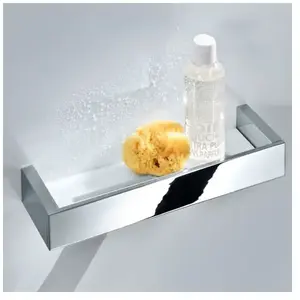 Decor Walther doucherek/tablet B30xD9xH5cm BRICK chroom+wit acryl glasVendu parbol