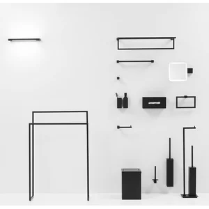 Decor Walther Handdoekenrek Corner - zwart pas cher