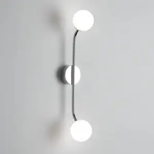 Muurlamp - PEP TWO, chroom.