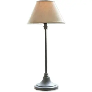 LOBERON Tafellamp Swindon beige/grijs pas cher