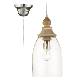 LOBERON Hanglamp Raina helder pas cher