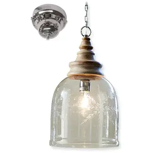 LOBERON Hanglamp Bretterly helder pas cher