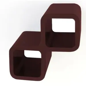 HomeStyle4U Etagere mur cubes Bouteilles de vin brun fonce pas cher