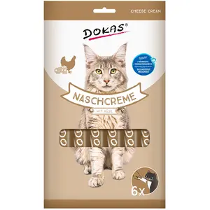 90 g crème gourmande Dokas au fromage friandise pour chat pas cher