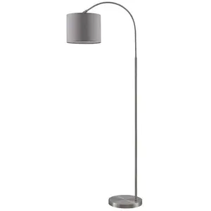 Lindby - Lampadaire 'Keriba' en métal pour salon & salle à manger