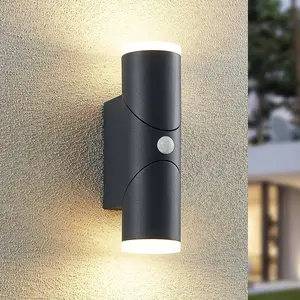 LINDBY LED Applique extérieure 'Aspyn' en aluminium pas cher