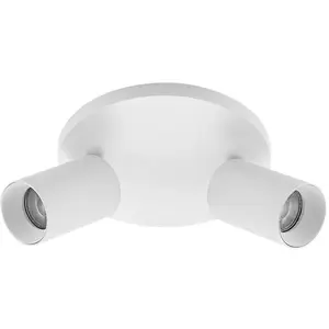 Arcchio - buitenspot - 2lichts - aluminium - H: 12.2 cm - GU10 - wit pas cher