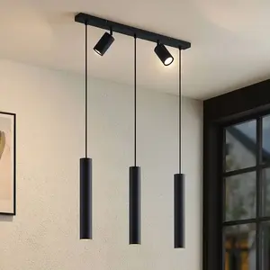 LINDBY Suspension à intensité variable 'Sanad' en métal pour salon & salle à manger pas cher