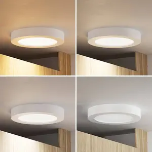 Prios - led Plafonnier à intensité variable 'Edwina' en aluminium pour salle de bain pas cher