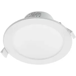 PRIOS LED Spot encastrable à intensité variable 'Rida' en aluminium pour salle de bain pas cher
