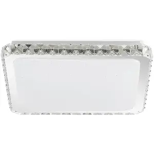 Lindby - led Plafonnier à intensité variable 'Lorand' en métal pour salon & salle à manger pas cher