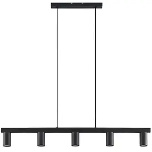 LINDBY Suspension à intensité variable 'Baliko' en métal pour salon & salle à manger pas cher