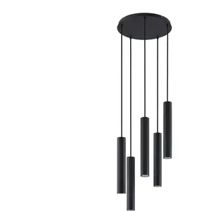 LINDBY Suspension à intensité variable 'Sanad' en métal pour salon & salle à manger pas cher