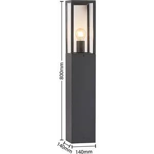 LINDBY Luminaire extérieur à intensité variable 'Peldar' en aluminium pas cher