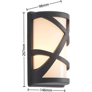 Lindby Applique Exterieur à intensité variable 'Femani' en aluminiumVendu parbol