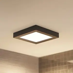 Prios - led Plafonnier à intensité variable 'Alette' en aluminium pour salle de bain pas cher