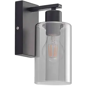 LINDBY Applique Murale à intensité variable 'Emavi' en métal pour salon & salle à manger pas cher